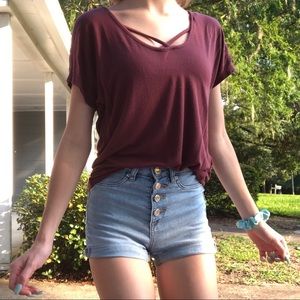 Crisscross Tee Shirt